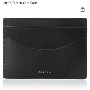 New Skagen Leather Card Case